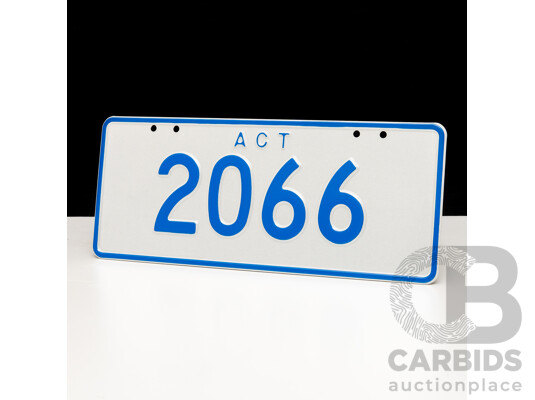 ACT 4-Digit Number Plate - 2066