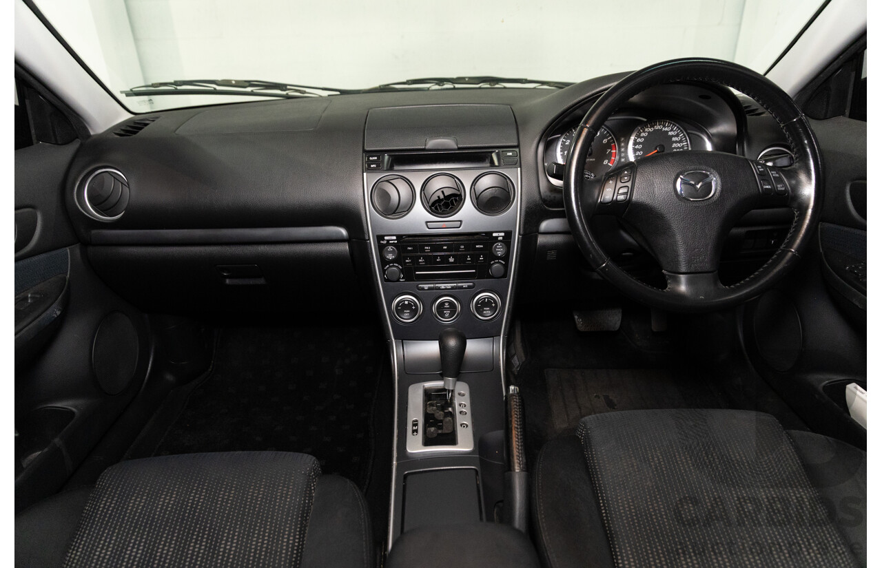 12/2006 Mazda Mazda6 Classic GG 05 Upgrade 4d Wagon Snowflake White Pearl 2.3L