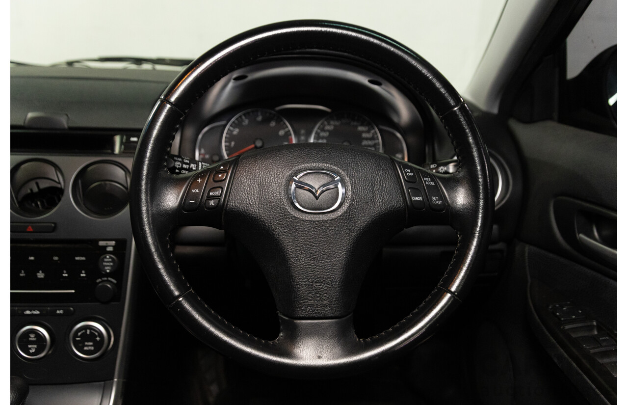 12/2006 Mazda Mazda6 Classic GG 05 Upgrade 4d Wagon Snowflake White Pearl 2.3L