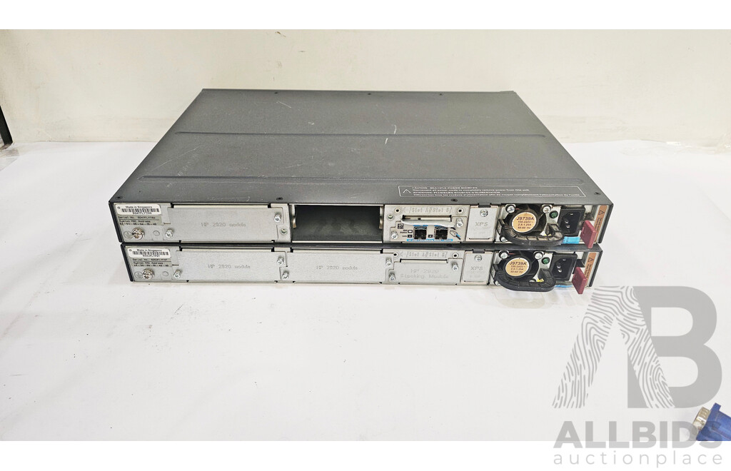 HP (J9728A) 2920-48G 48-Port Managed Gigabit Switches & APC Back-UPS CS 500 UPS