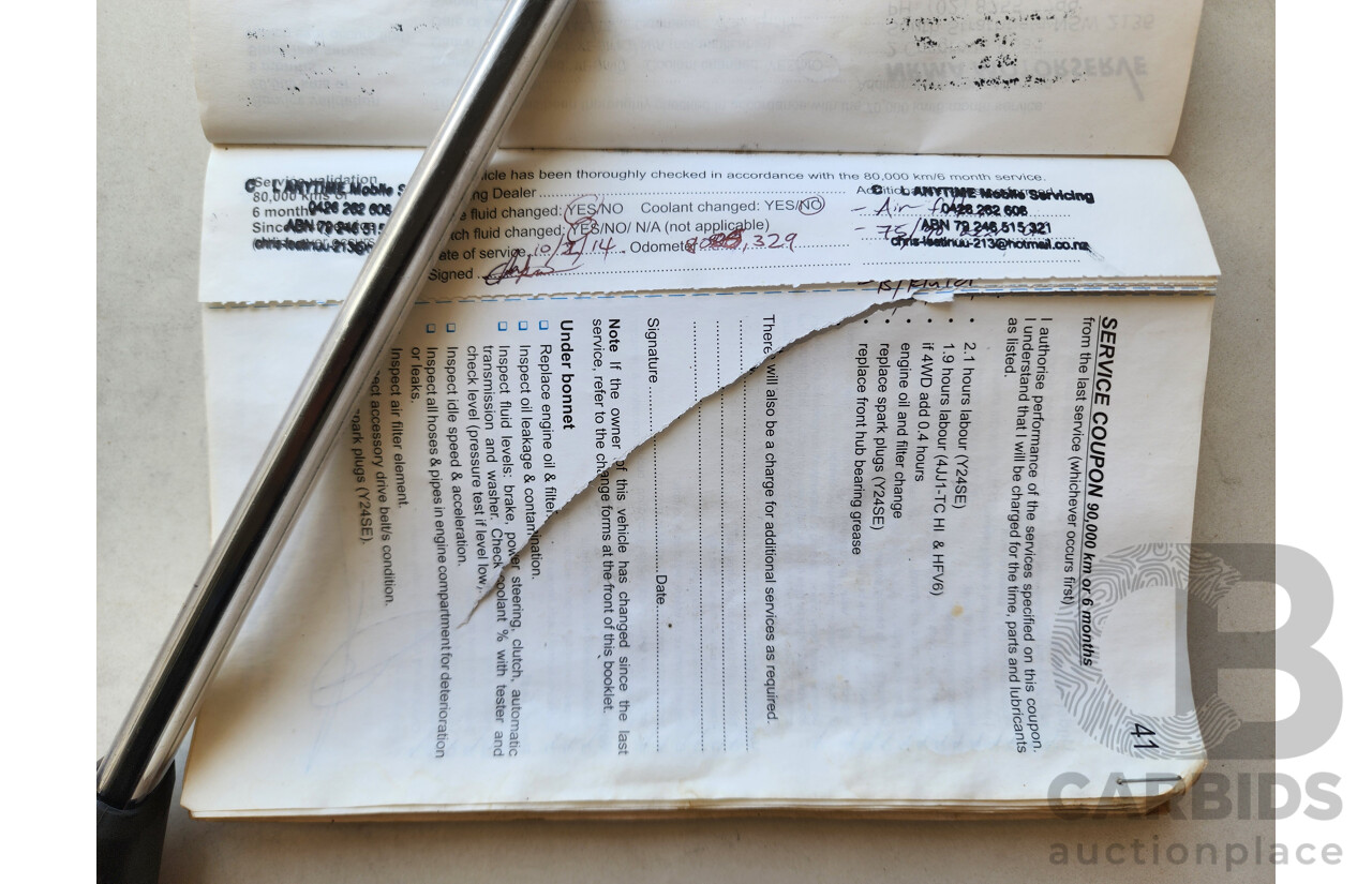 5/2008 Holden Rodeo LX RA MY08 Space C/Chas Grey 3.6L