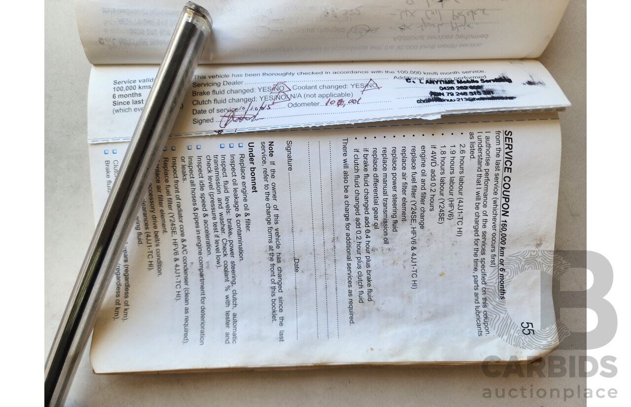 5/2008 Holden Rodeo LX RA MY08 Space C/Chas Grey 3.6L