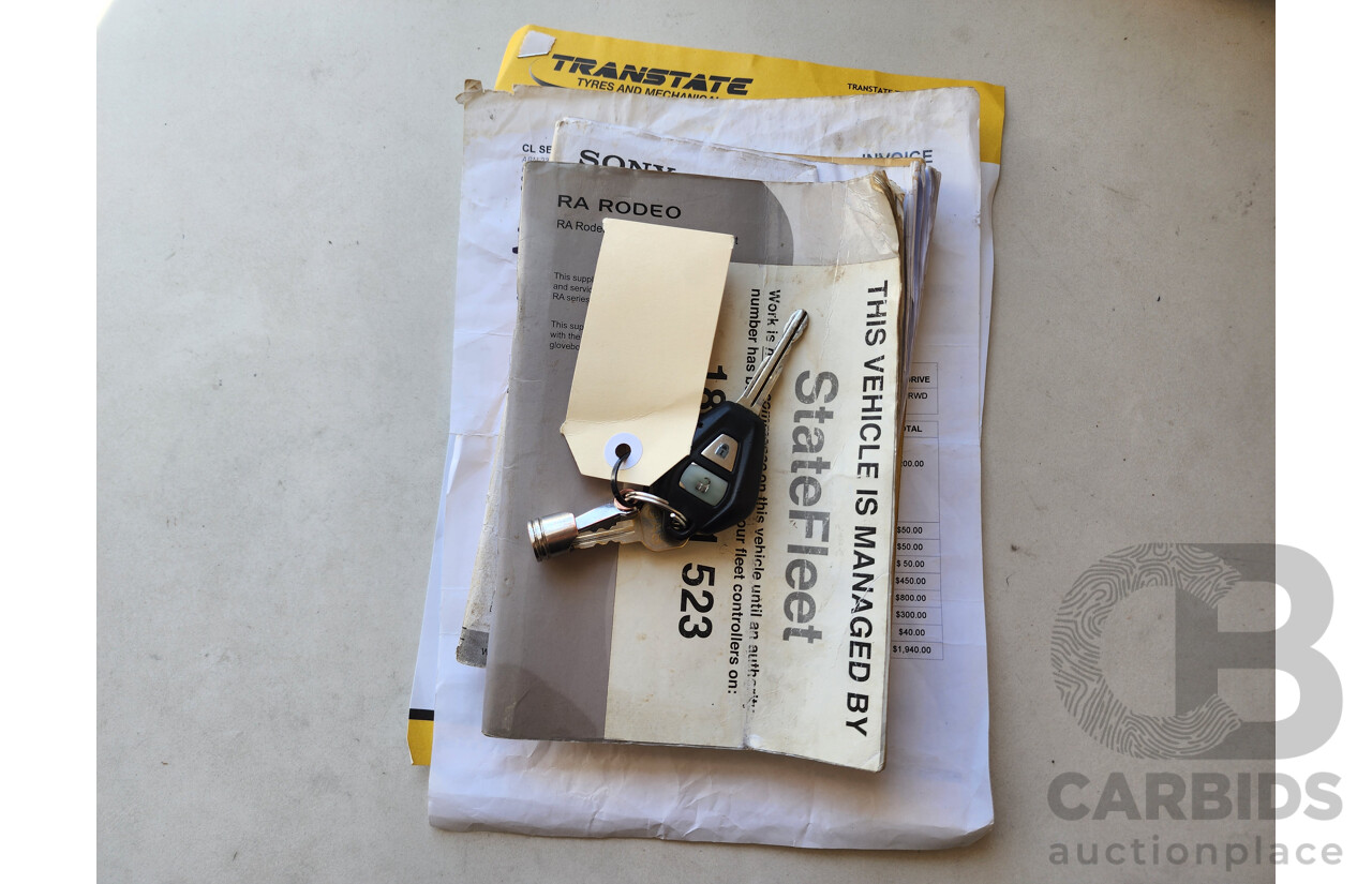 5/2008 Holden Rodeo LX RA MY08 Space C/Chas Grey 3.6L