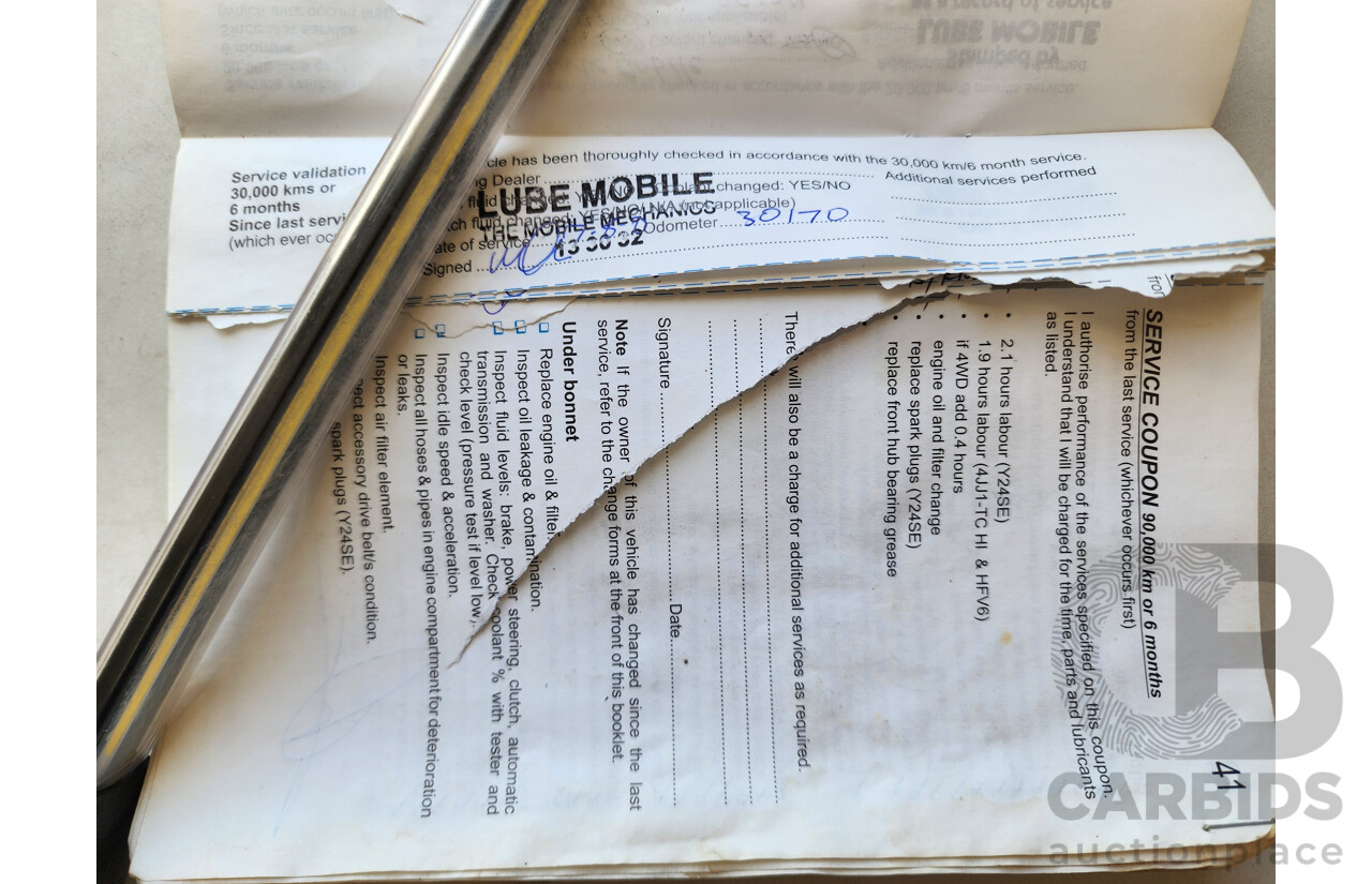 5/2008 Holden Rodeo LX RA MY08 Space C/Chas Grey 3.6L