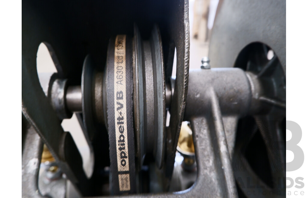 Circa 1940, Myford ML7 Lathe with Workbench & Accessories