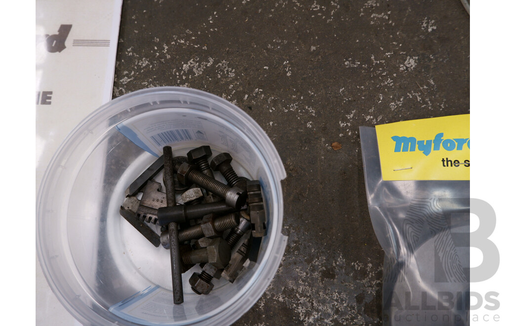 Circa 1940, Myford ML7 Lathe with Workbench & Accessories