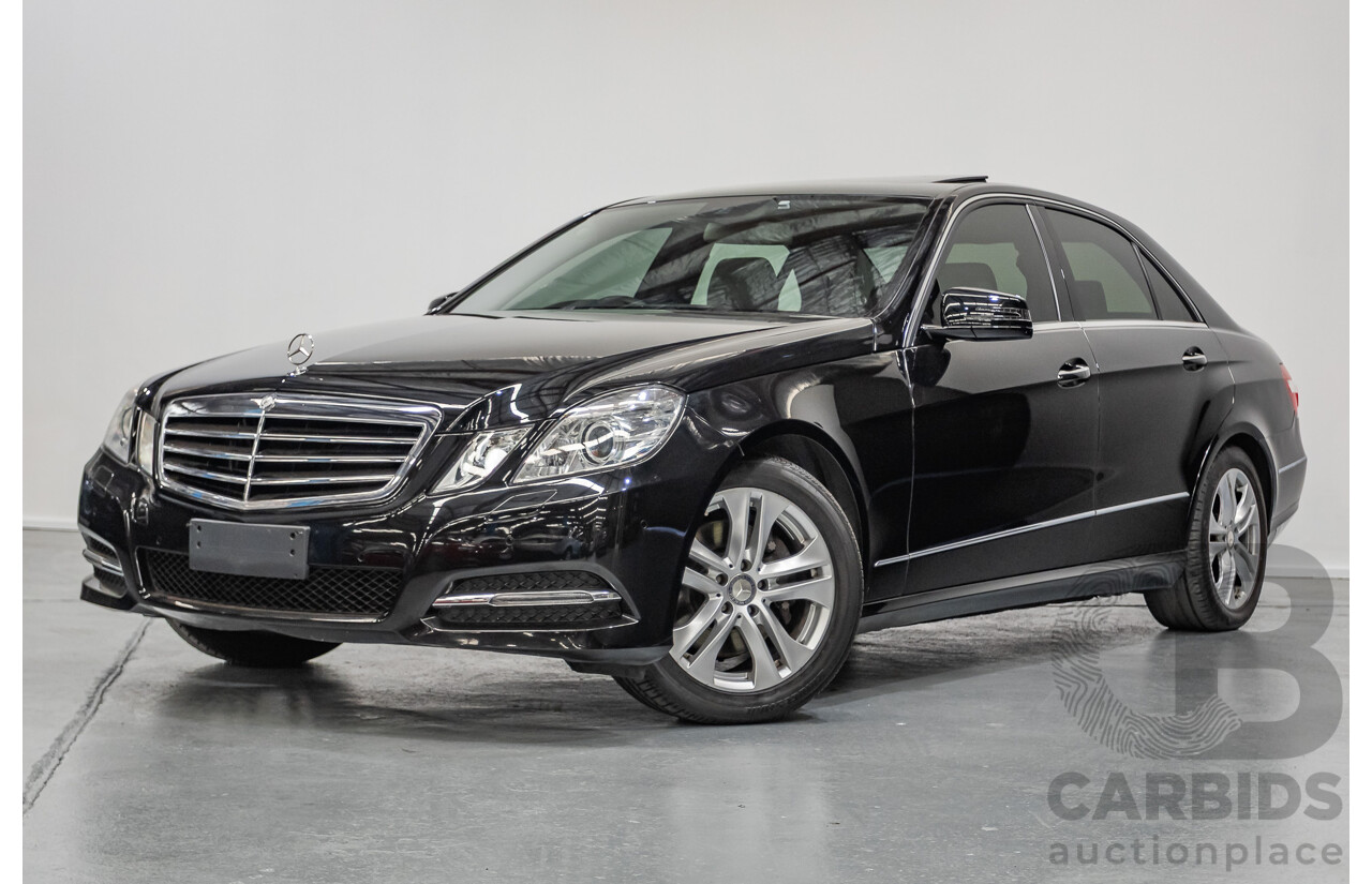 12/2012 Mercedes-Benz E250 CGI Avantgarde 212 MY12 4D Sedan Obsidian Black Turbo 1.8L
