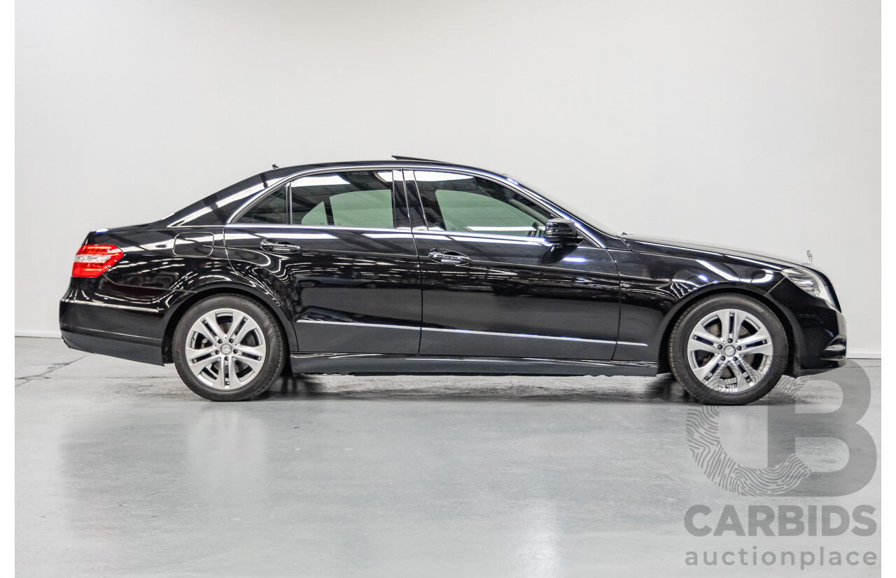 12/2012 Mercedes-Benz E250 CGI Avantgarde 212 MY12 4D Sedan Obsidian Black Turbo 1.8L