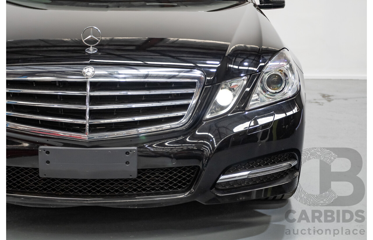 12/2012 Mercedes-Benz E250 CGI Avantgarde 212 MY12 4D Sedan Obsidian Black Turbo 1.8L