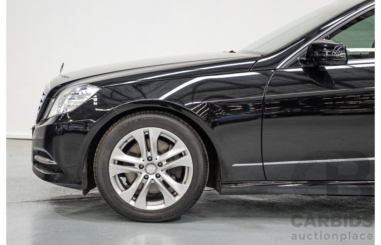 12/2012 Mercedes-Benz E250 CGI Avantgarde 212 MY12 4D Sedan Obsidian Black Turbo 1.8L
