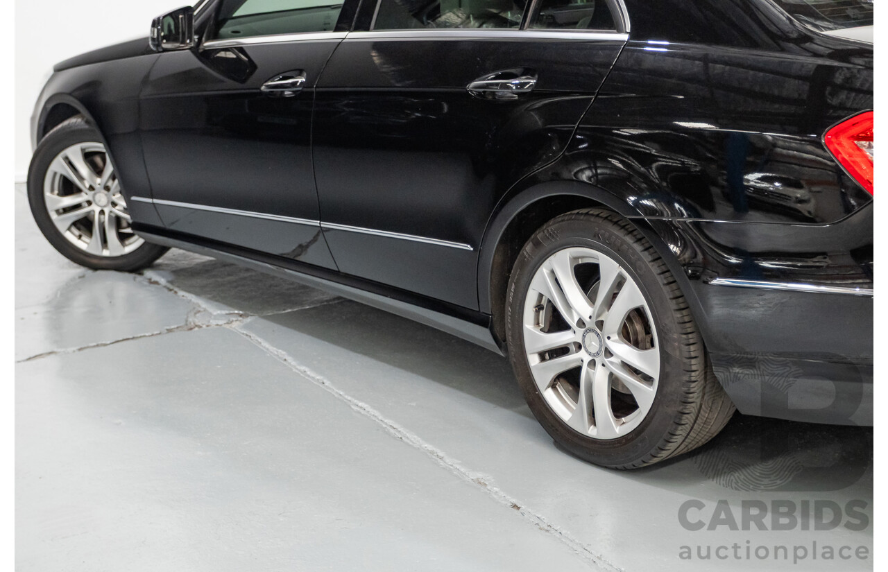 12/2012 Mercedes-Benz E250 CGI Avantgarde 212 MY12 4D Sedan Obsidian Black Turbo 1.8L