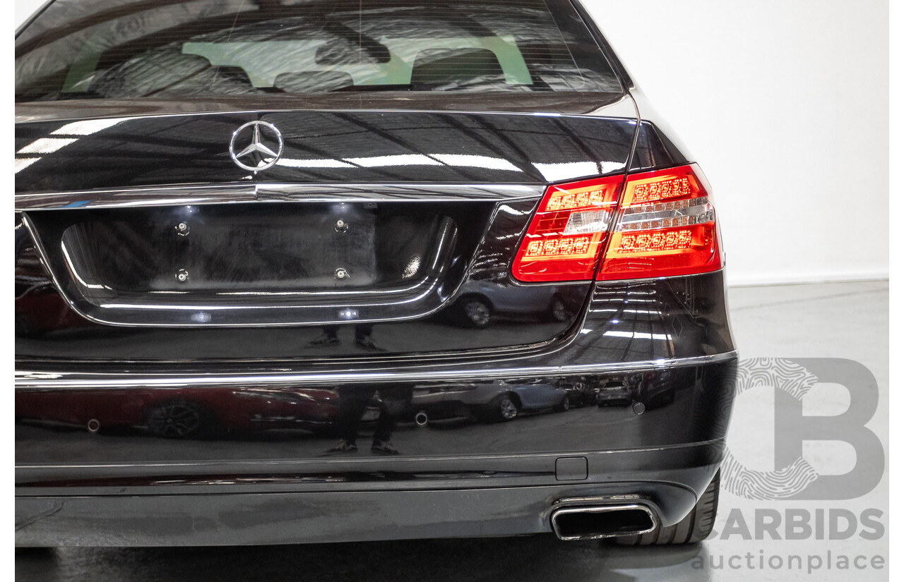 12/2012 Mercedes-Benz E250 CGI Avantgarde 212 MY12 4D Sedan Obsidian Black Turbo 1.8L