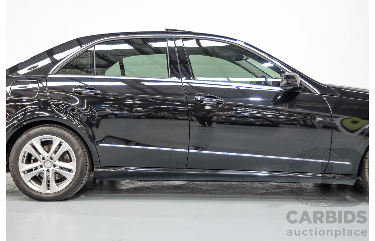 12/2012 Mercedes-Benz E250 CGI Avantgarde 212 MY12 4D Sedan Obsidian Black Turbo 1.8L