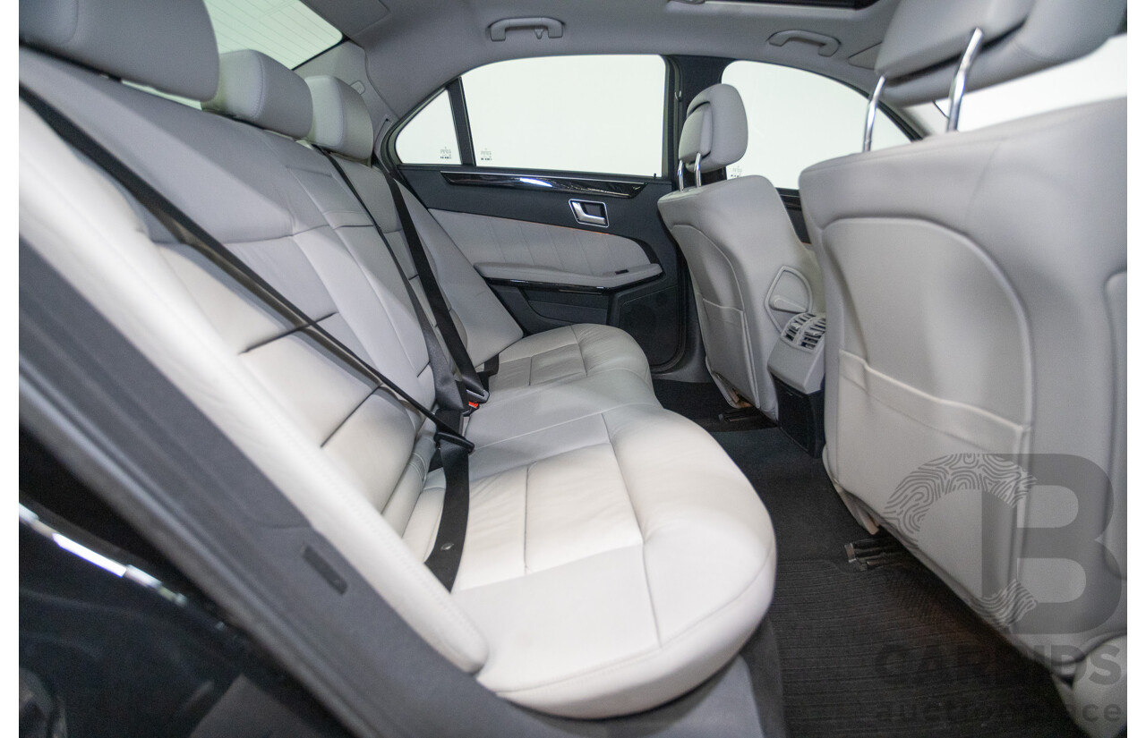 12/2012 Mercedes-Benz E250 CGI Avantgarde 212 MY12 4D Sedan Obsidian Black Turbo 1.8L