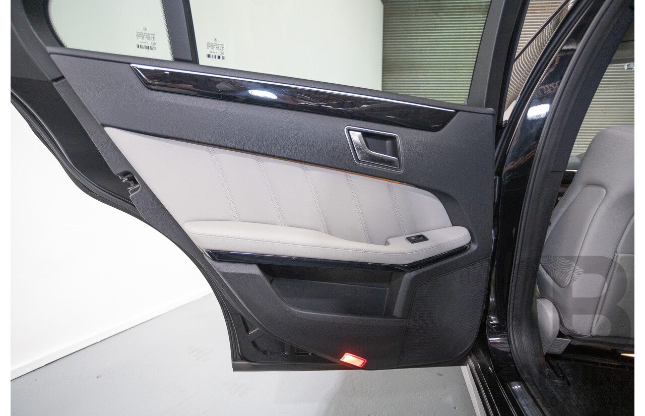 12/2012 Mercedes-Benz E250 CGI Avantgarde 212 MY12 4D Sedan Obsidian Black Turbo 1.8L