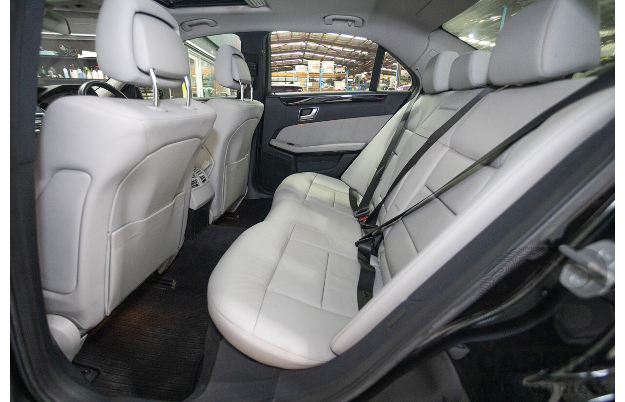 12/2012 Mercedes-Benz E250 CGI Avantgarde 212 MY12 4D Sedan Obsidian Black Turbo 1.8L