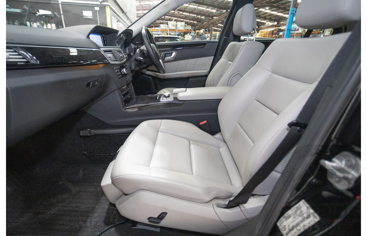 12/2012 Mercedes-Benz E250 CGI Avantgarde 212 MY12 4D Sedan Obsidian Black Turbo 1.8L