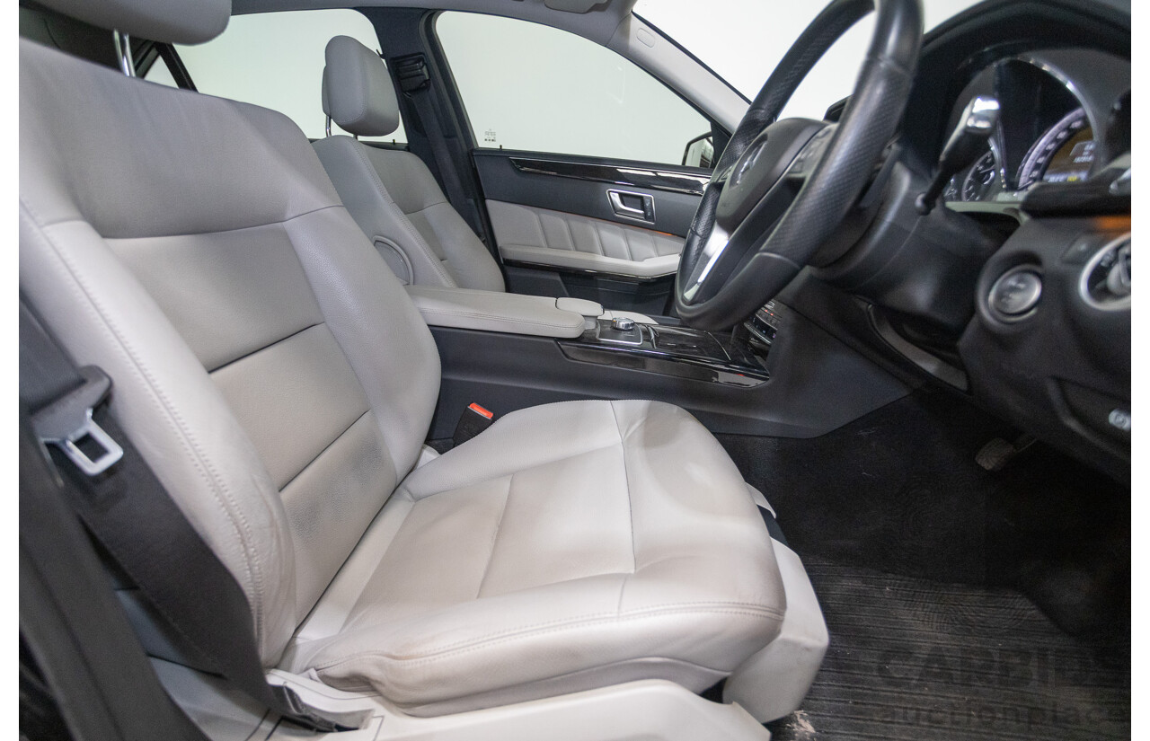 12/2012 Mercedes-Benz E250 CGI Avantgarde 212 MY12 4D Sedan Obsidian Black Turbo 1.8L