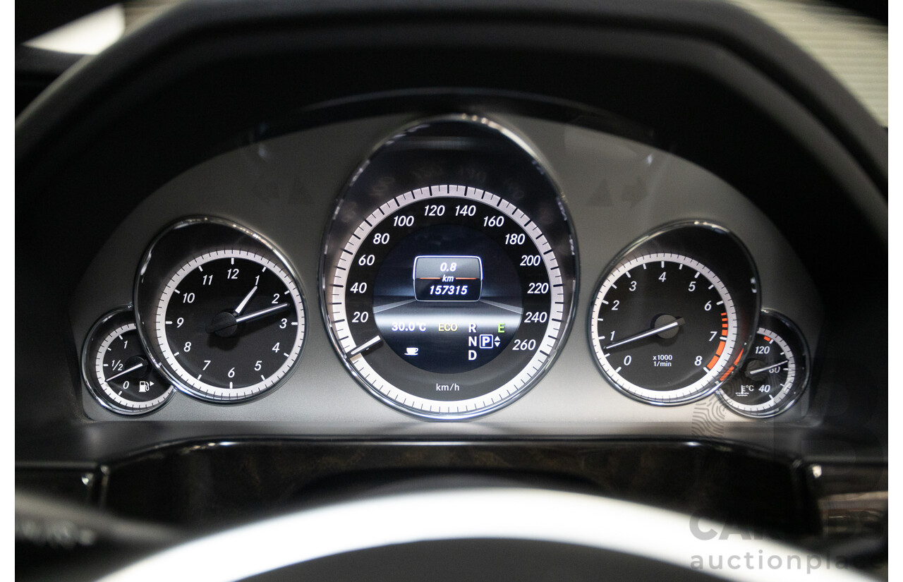 12/2012 Mercedes-Benz E250 CGI Avantgarde 212 MY12 4D Sedan Obsidian Black Turbo 1.8L