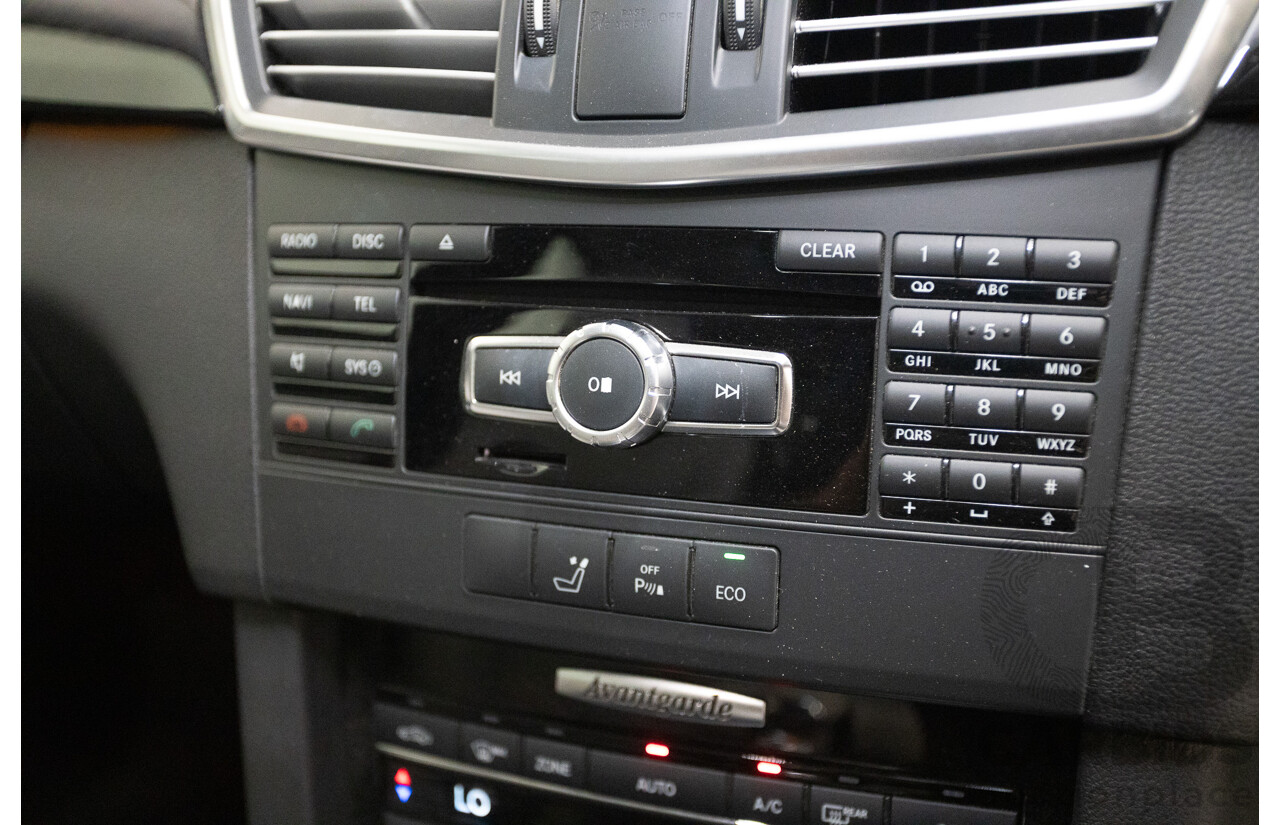 12/2012 Mercedes-Benz E250 CGI Avantgarde 212 MY12 4D Sedan Obsidian Black Turbo 1.8L