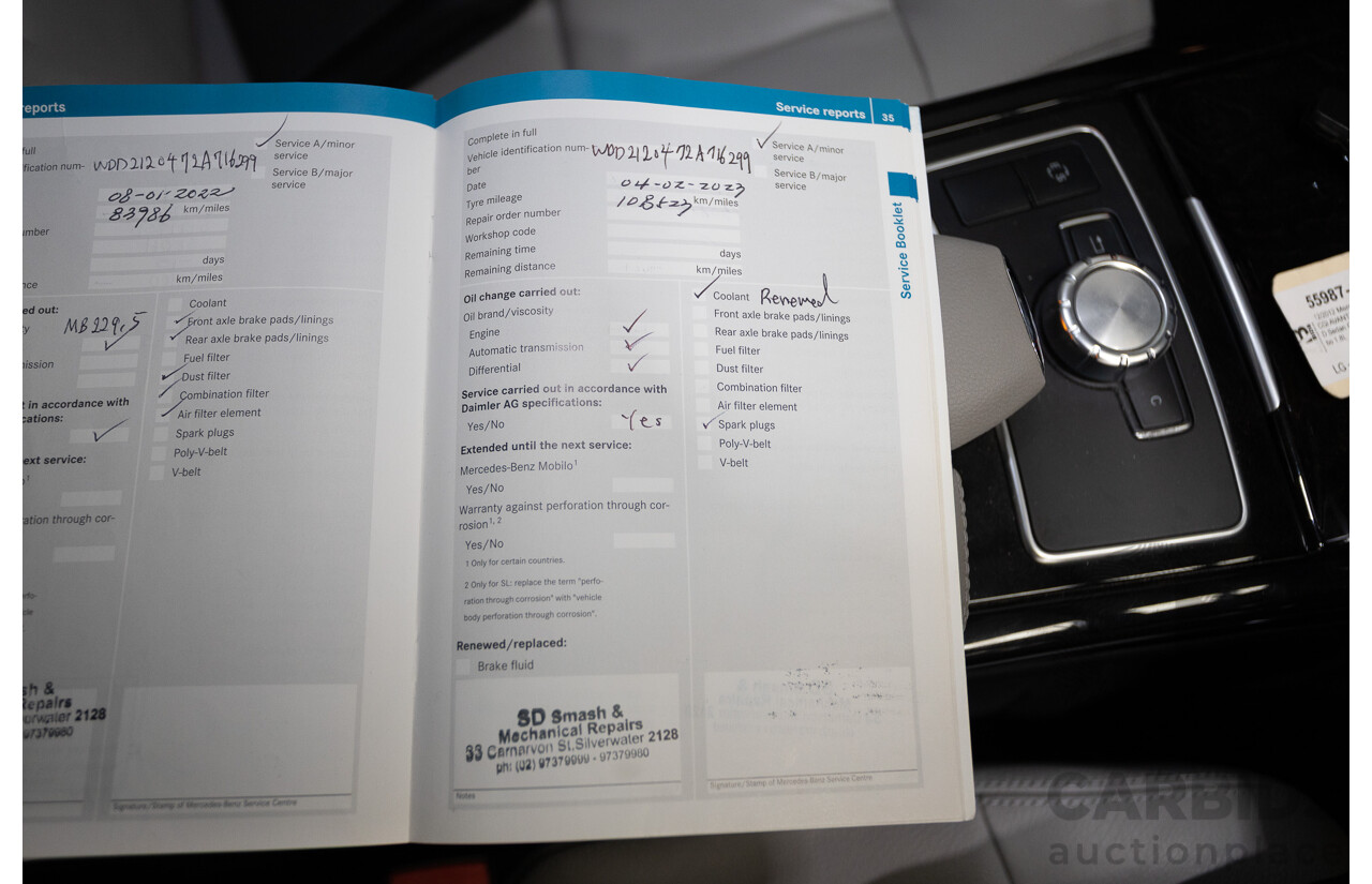 12/2012 Mercedes-Benz E250 CGI Avantgarde 212 MY12 4D Sedan Obsidian Black Turbo 1.8L