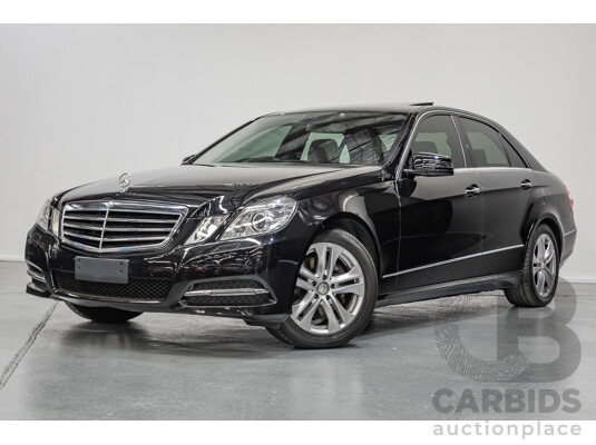 12/2012 Mercedes-Benz E250 CGI Avantgarde 212 MY12 4D Sedan Obsidian Black Turbo 1.8L