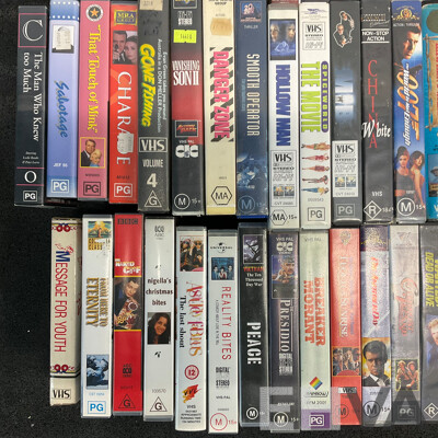 Huge Collection VHS Tapes