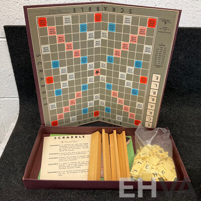 Vintage Domino Set & T.R.URBAN & CO. Scrabble Set - Lot of 2