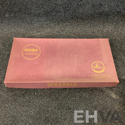 Vintage Domino Set & T.R.URBAN & CO. Scrabble Set - Lot of 2