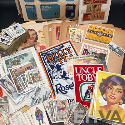 Collection of Vintage Australian Cigarette Packets and Advertising Materials