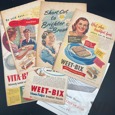Collection of Vintage Australian Cigarette Packets and Advertising Materials
