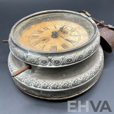 Metal and Glass Alarm Clock