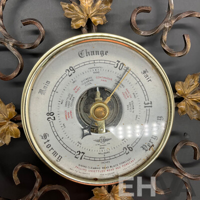 Two Vintage Aneroid Barometers