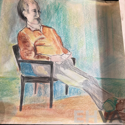 Practice Pieces: Life Drawings, Nude Figures & Abstract Paintings