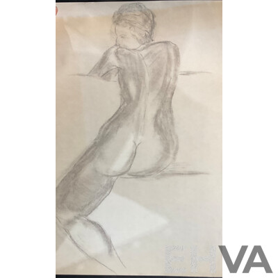 Practice Pieces: Life Drawings, Nude Figures & Abstract Paintings