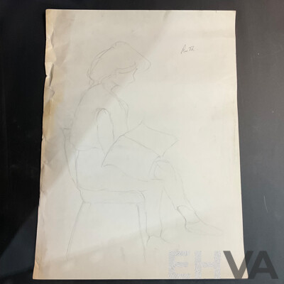 Practice Pieces: Life Drawings, Nude Figures & Abstract Paintings