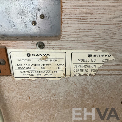 Vintage Sanyo DCW S17K S  Quadraphonic Stereo System (2 Speakers)