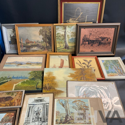Mixed Lot - Vintage Painting, Prints and Artwork