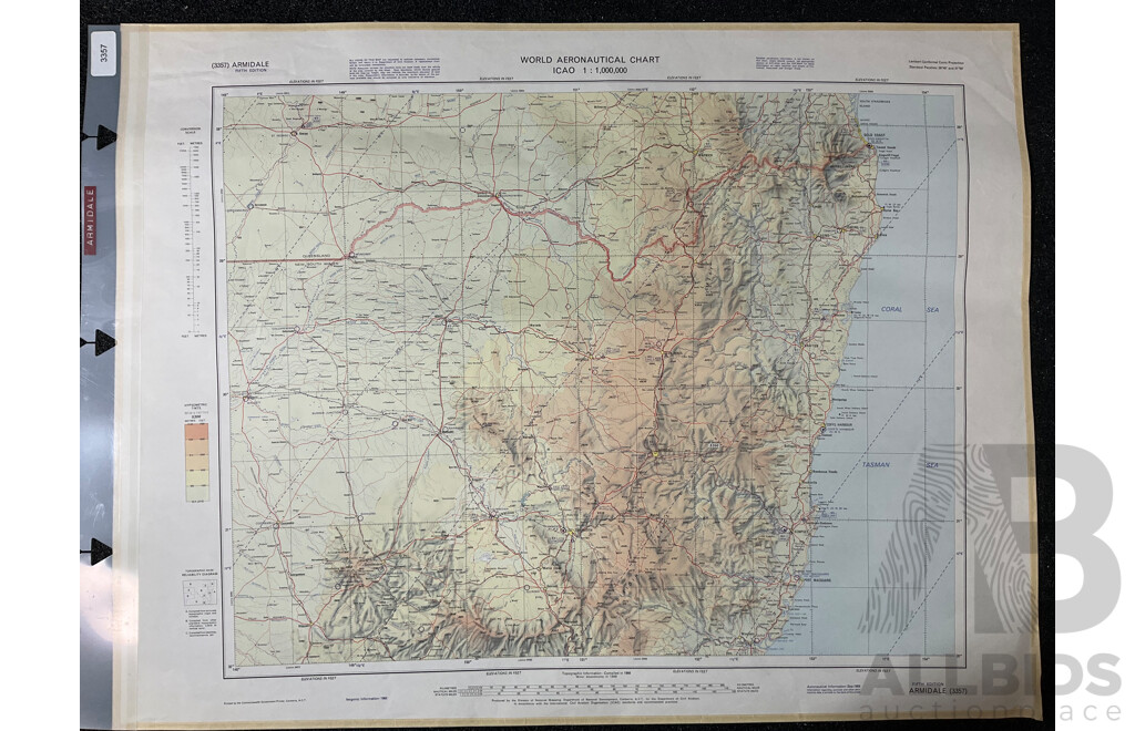 Vintage Collection Australia Armidale Map & Australia Tarcoola Map - Lot of 5