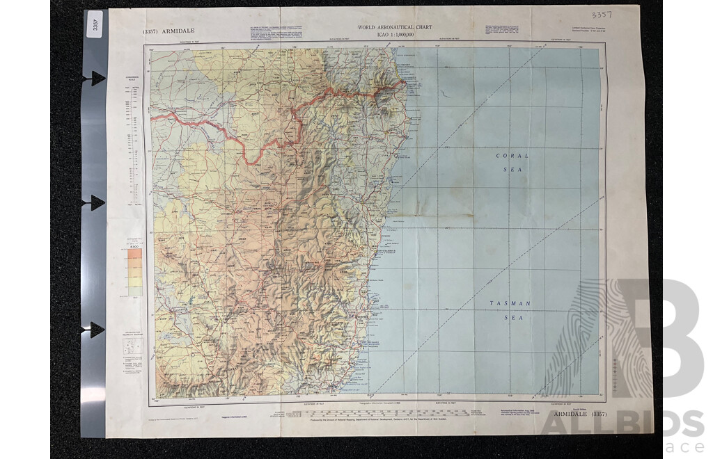 Vintage Collection Australia Armidale Map &  Australia Tarcoola Map - Lot of 5