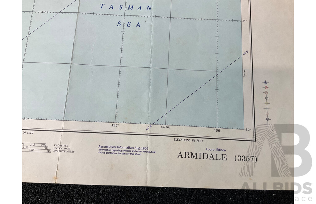 Vintage Collection Australia Armidale Map &  Australia Tarcoola Map - Lot of 5