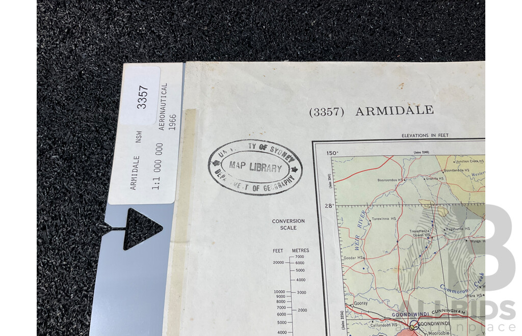 Vintage Collection Australia Armidale Map &  Australia Tarcoola Map - Lot of 5