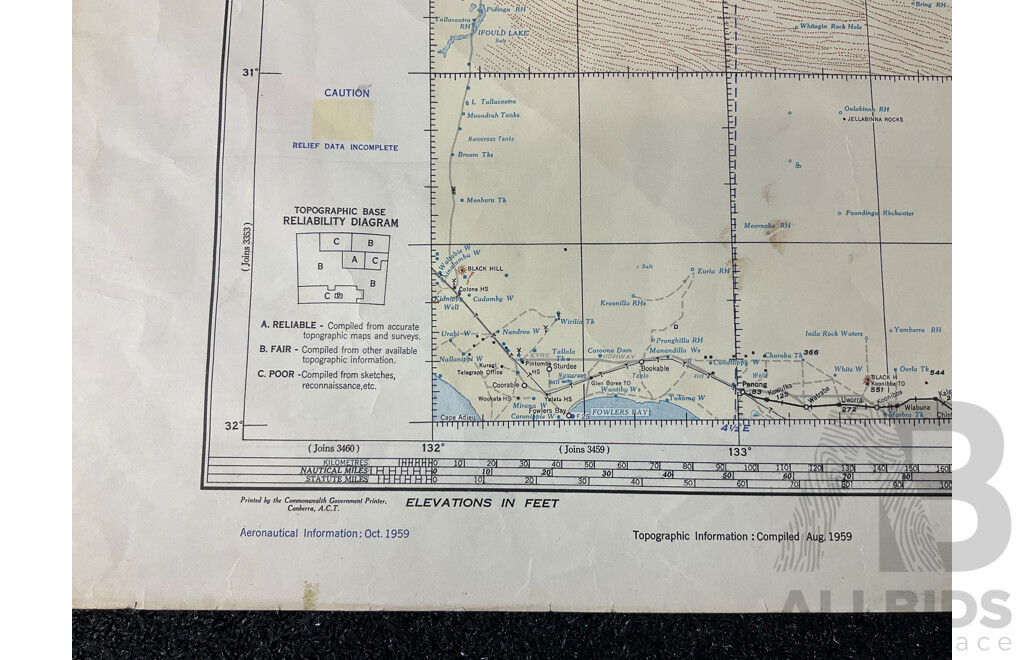 Vintage Collection Australia Armidale Map &  Australia Tarcoola Map - Lot of 5