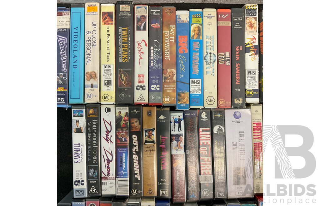 Huge Collection VHS Tapes