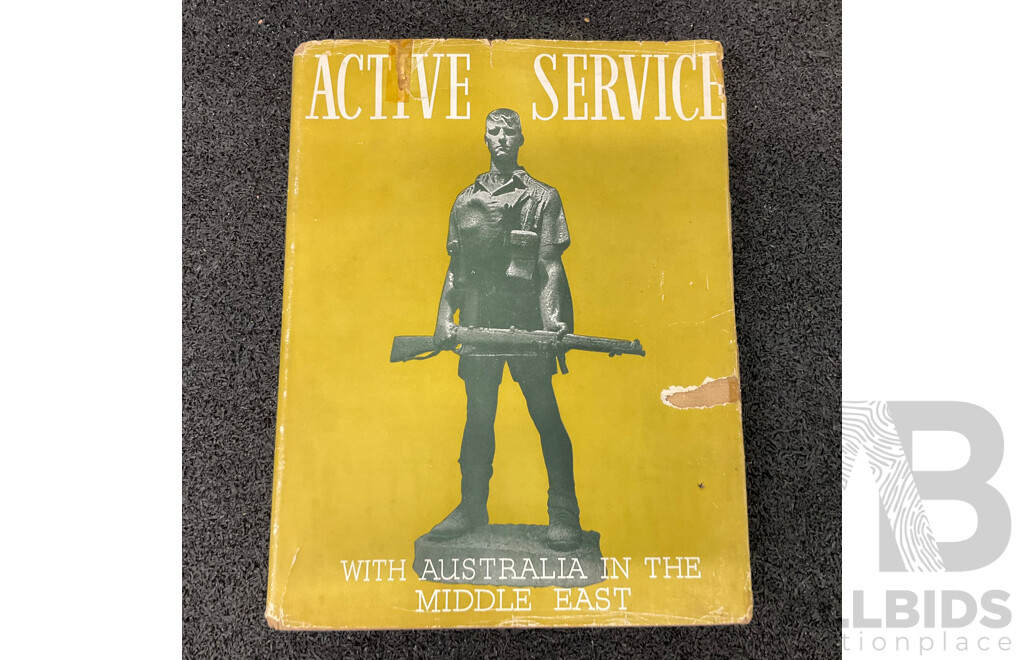 1940's - 1970's Vintage Collection of Australian Military Hardcover Books - Lot of 8