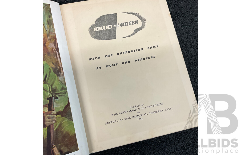 1940's - 1970's Vintage Collection of Australian Military Hardcover Books - Lot of 8