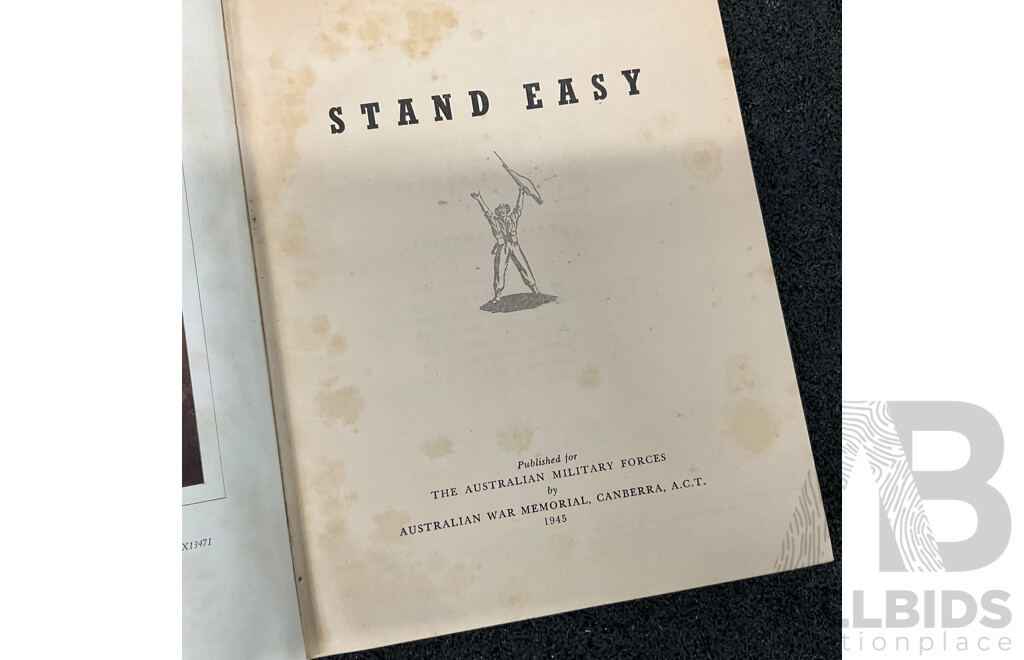 1940's - 1970's Vintage Collection of Australian Military Hardcover Books - Lot of 8