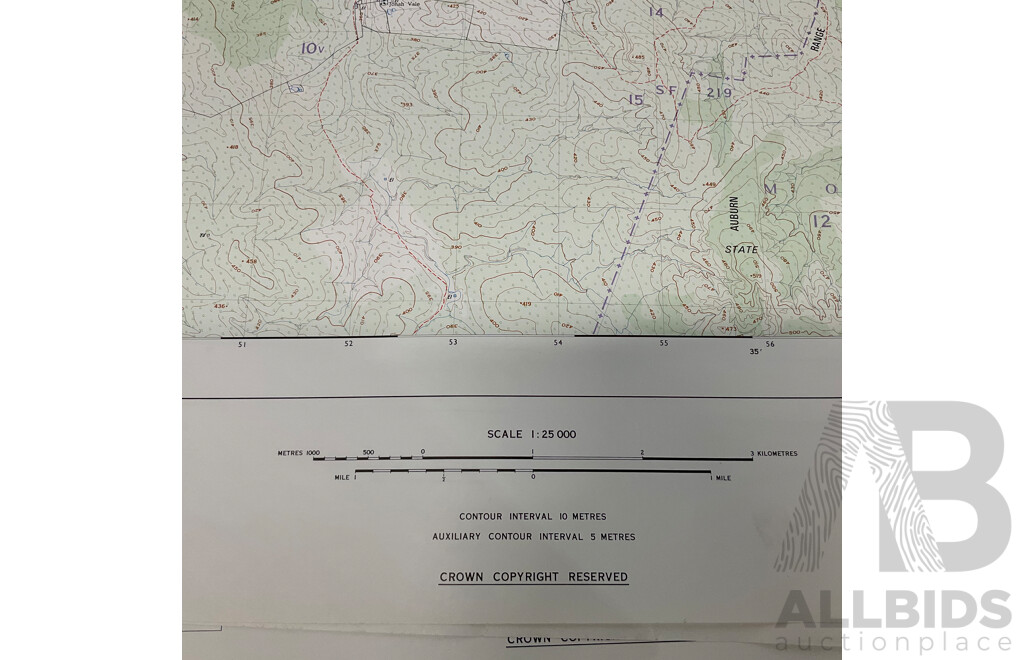 Collection of Australian Maps Published by the Survey Office. Department of Lands. Brisbane - Lot of 12