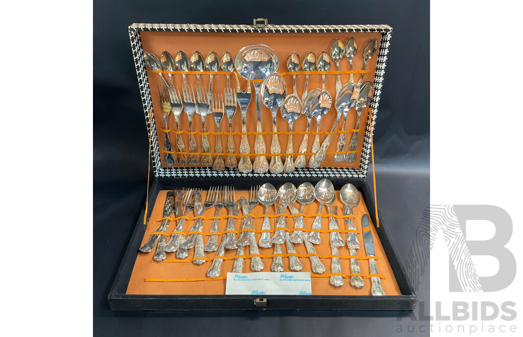 Vintage LBL Italy EP Zing Silver Plated Cutlery Set