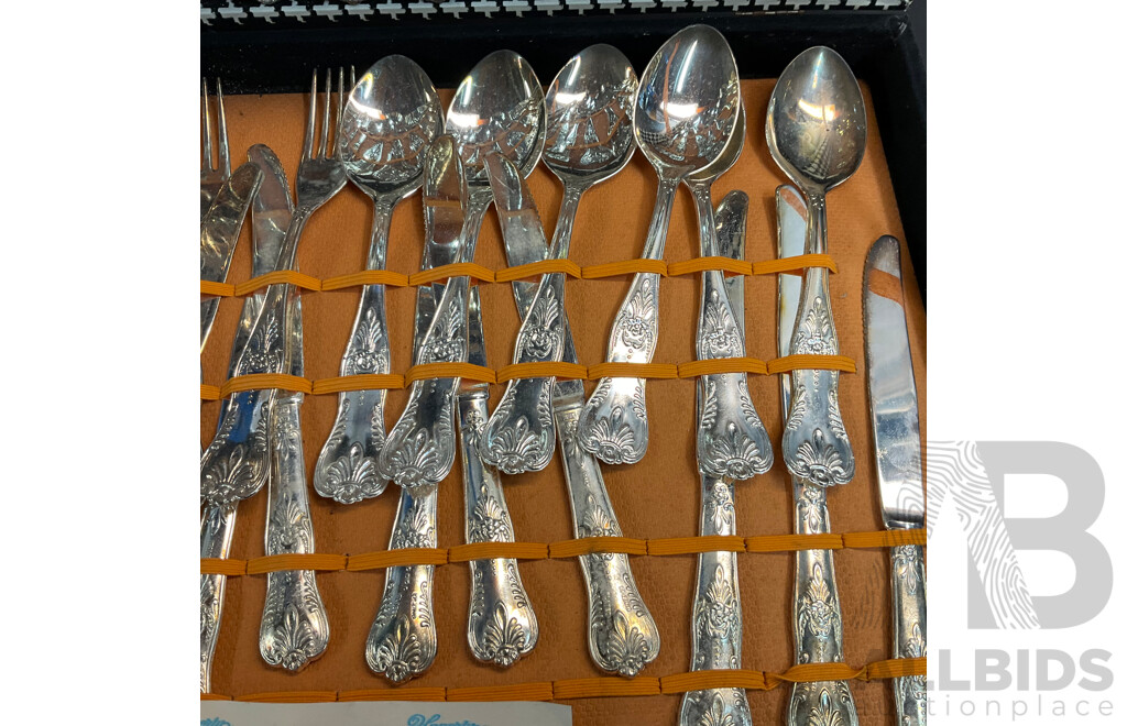 Vintage LBL Italy EP Zing Silver Plated Cutlery Set